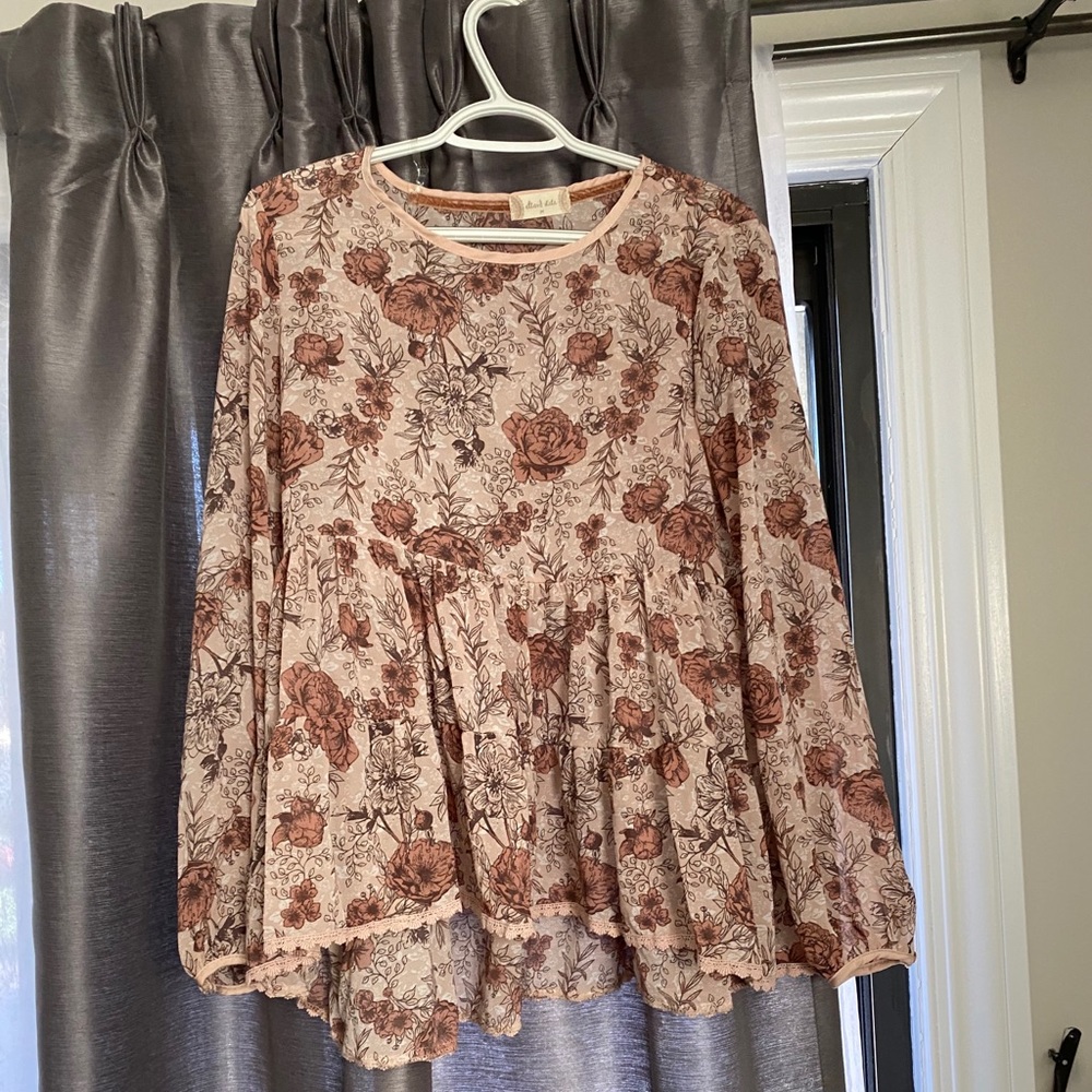Long sleeve blouse